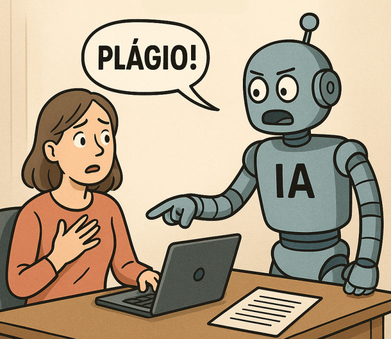 O risco de acusações equivocadas de plágio por IA